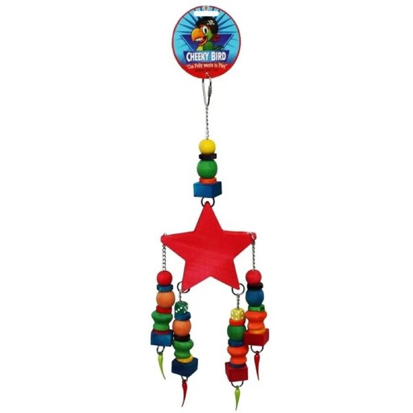 Cheeky Bird Star Wooden Toy B0870