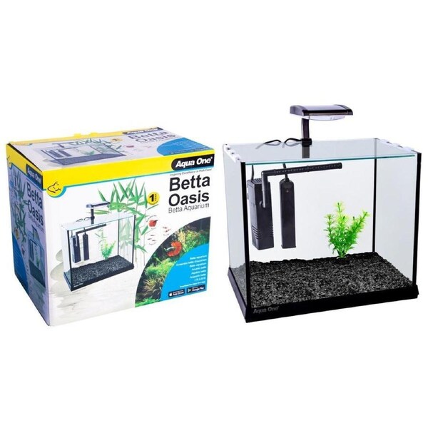 Aqua One Betta Oasis Aquarium Set 31x20x26cm 56084BK