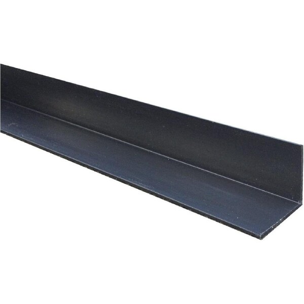 12mm Plastic Edge Corner Strip 1m Black