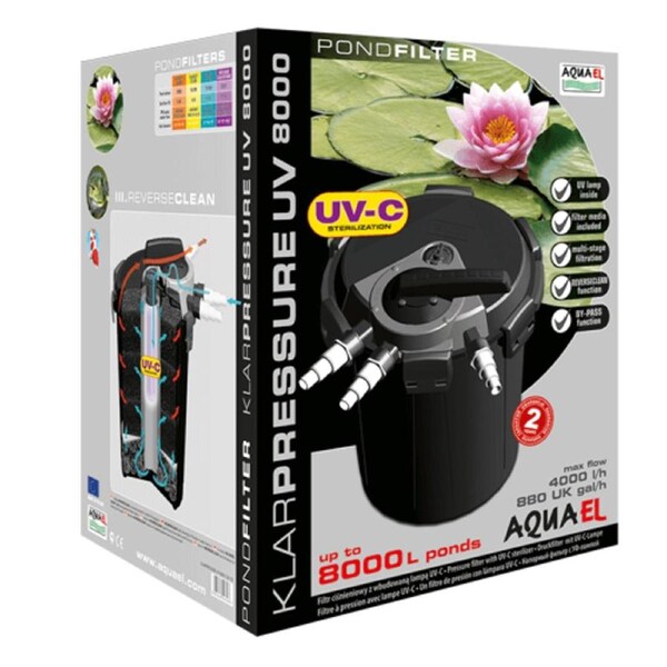 Aquael KlarPressure UV 8000 Pond Filter