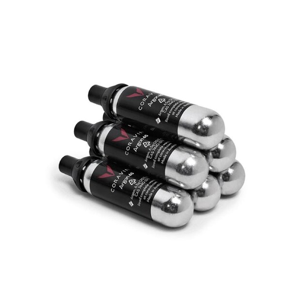 Coravin System Argon Gas Capsules - 6 Pack