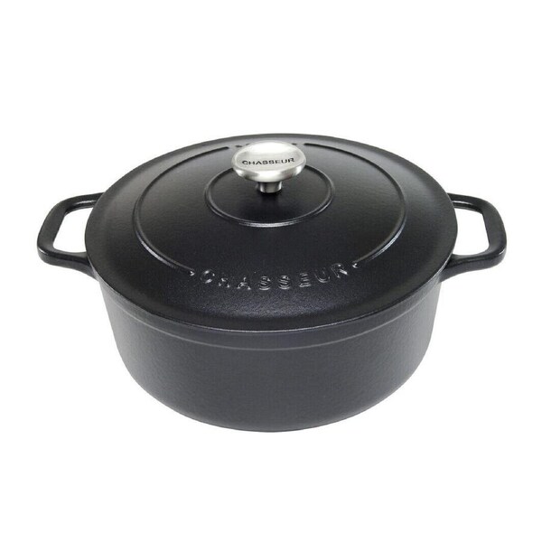 Chasseur 26cm Round French Oven - Matte Black