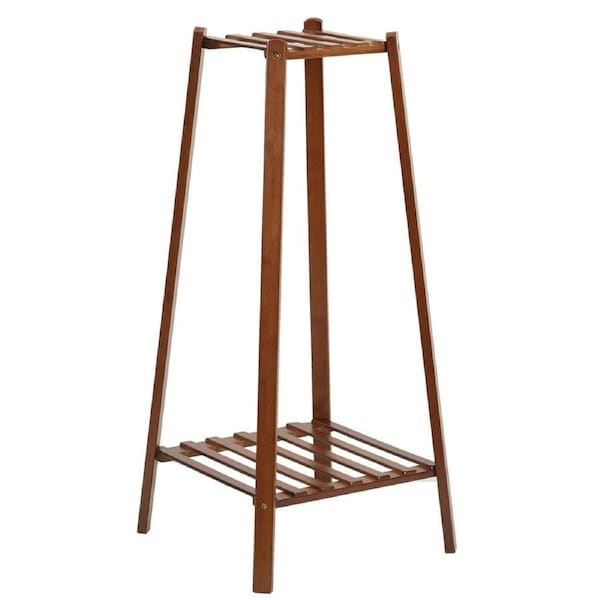 2 Tier Brown Plant Stand