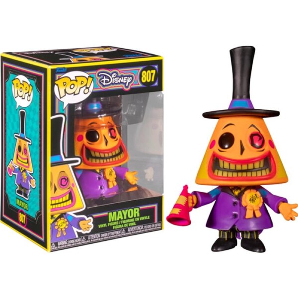 The Nightmare Before Christmas - Mayor Black Light #807 Pop! Vinyl