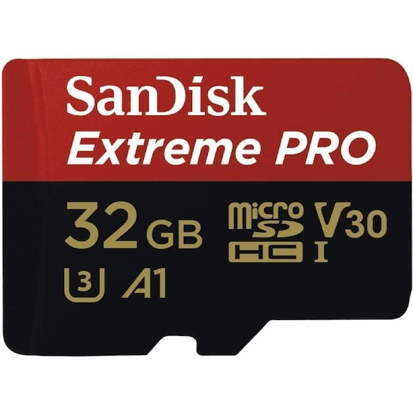 SanDisk Extreme PRO 32GB C10 MicroSDHC 100MB/s Micro SD Memory Card with Adaptor
