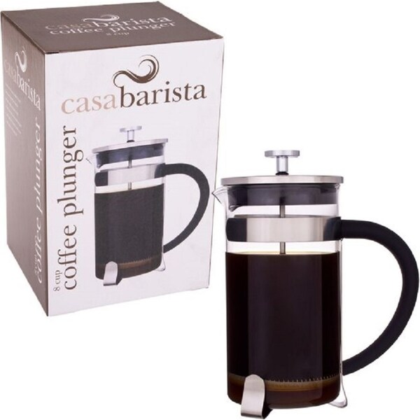 Casabarista Coffee Plunger with Scoop - 8 Cup 1 Litre