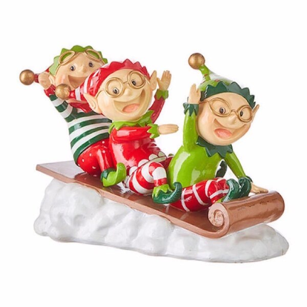 Sledding Elves 28cm
