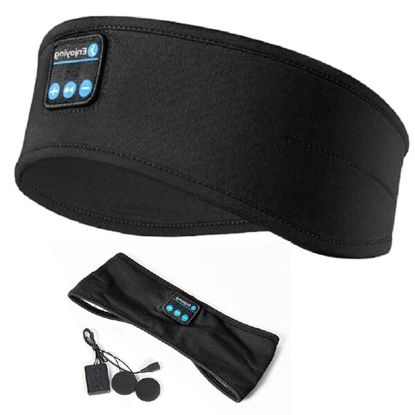 Wireless Bluetooth Travel Stereo Earphone Music Mask Eye Mask Sleep Headphones