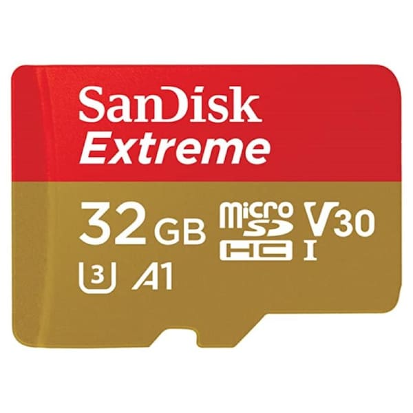 SanDisk Extreme 32GB V30 U3 C10 UHS-1 A1 100MB/s Micro SDHC Memory Card