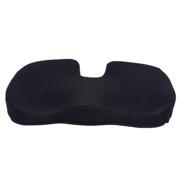 Memory Foam Gel Seat Cushion for Office Chair, Comfort Car Chair Cushion, Desk Seat Cushion for Tailbone Sciatica Pain Relief, Ergonomic Seat Pad,Black
