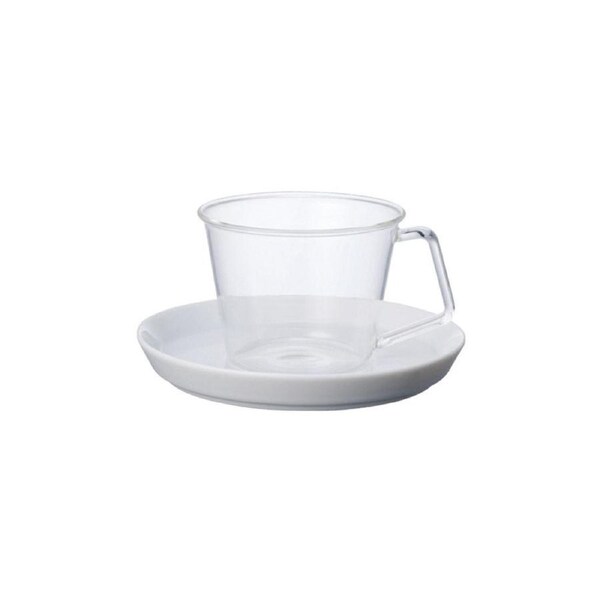 Kinto CAST Coffee Cup & Porcelain Saucer 220ml