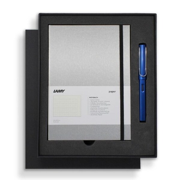 Lamy A5 Hard Cover Notebook and Fountain Pen Gift Set