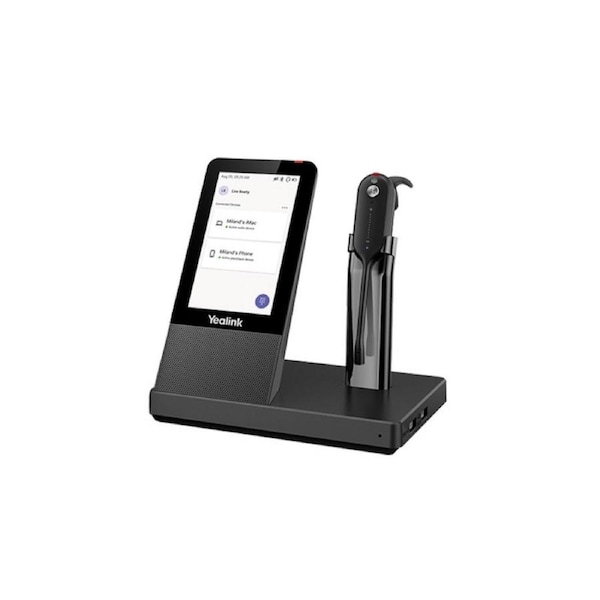 Yealink WH67 Standard UC DECT Wirelss Headset for Microsoft TEAMS, With Touchscr [TEAMS-WH67]