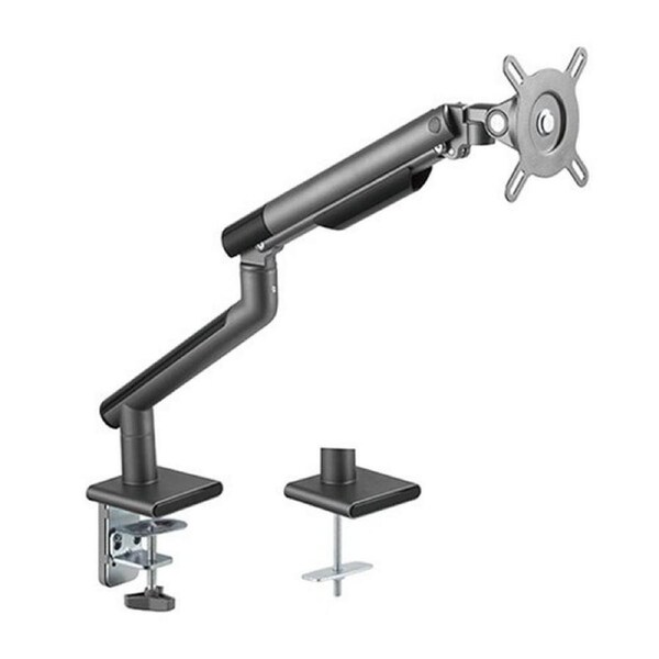 Brateck Single Monitor Premium Slim Aluminum Spring-Assisted Monitor Arm - Grey [LDT49-C012-B]