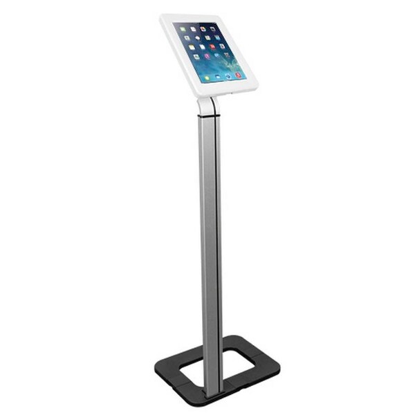 Brateck Anti-theft Tablet Kiosk Floor Stand with Aluminum Base Fit 9.7"-10.1" [PAD15-01]