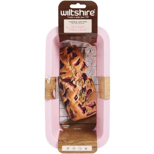 Wiltshire Bend N Bake Loaf Pan - Pink