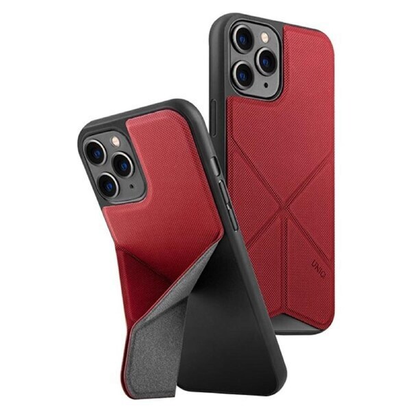 Uniq Transforma Bumper Protective Mobile Case Cover For iPhone 12 Pro Max Red