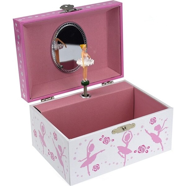 Kaper Kidz Kids Ulyana Ballerina Keepsake Musical Jewellery Storage Box 15cm 3y+