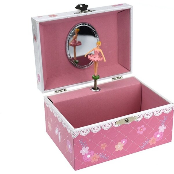 Kaper Kidz Kids Anna Ballerina Keepsake Musical Jewellery Storage Box 15cm 3y+