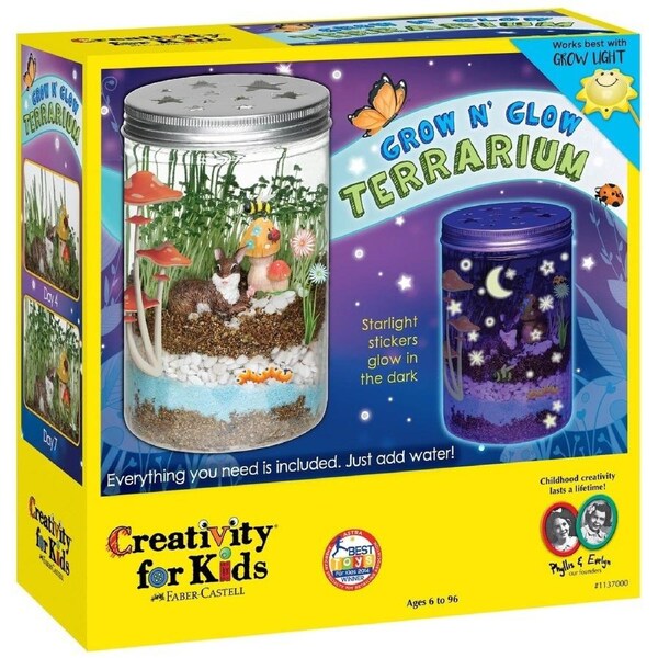 Faber Castell Creativity for Kids Glow and Grow Terrarium