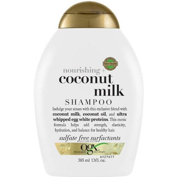 Ogx Nourishing + Hydrating Coconut Milk Shampoo For Dry Hair 385ml