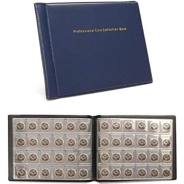 240 Slots Coin Holder Collection Storage Money Penny Pockets Album Book Folder