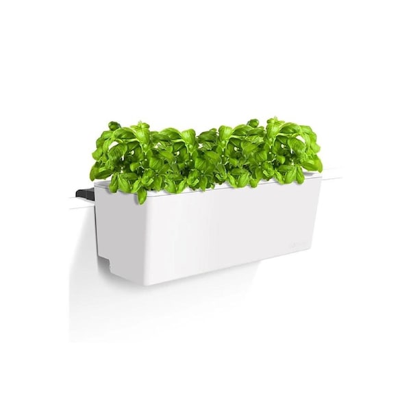 Glowpear Mini Rail Planter - Self Watering Balcony Planter Box