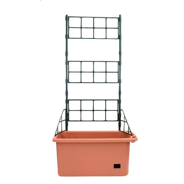 Greenlife Mobile Vege Patch with Self Watering Pot - Terracotta