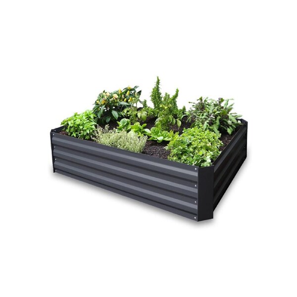 Greenlife Raised Garden Bed - 1200 x 900 x 300mm - Charcoal