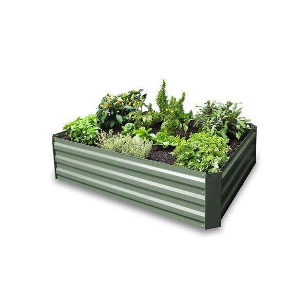 Greenlife Raised Garden Bed - 1200 x 900 x 300mm - Eucalypt Green