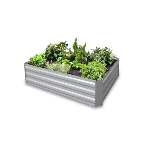 Greenlife Raised Garden Bed - 1200 x 900 x 300mm - Vintage White