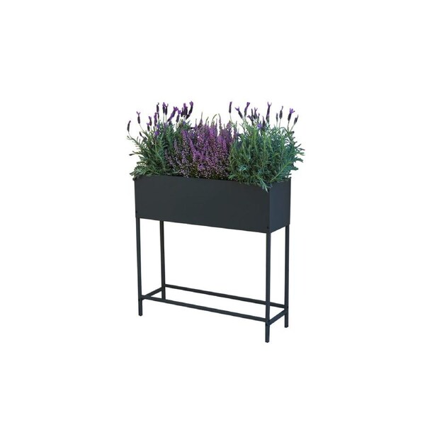 Greenlife Raised Planter Box - 800 x 240 x 800mm - Charcoal