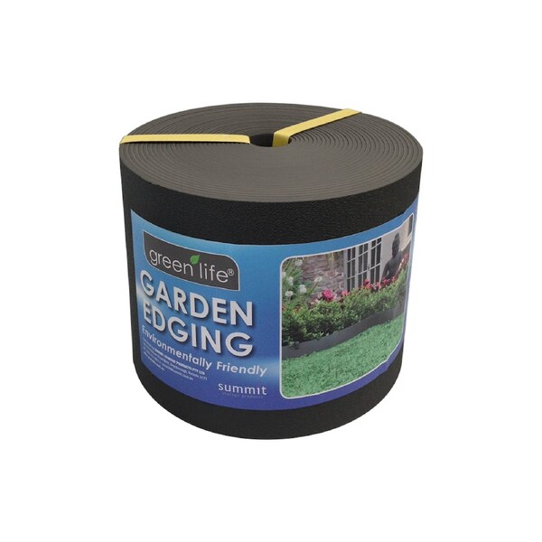 Greenlife Recycled Plastic Garden Edging - 10m x 150mm - Black