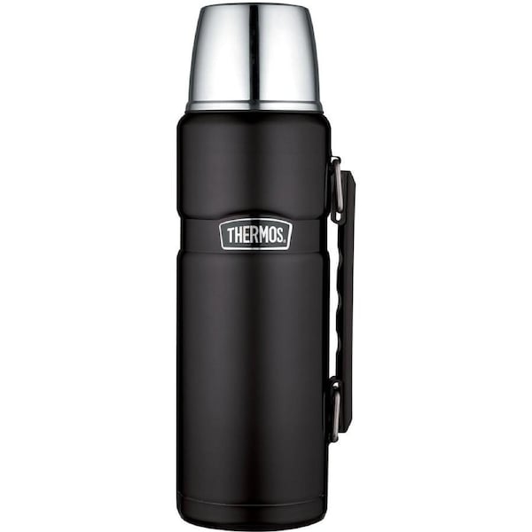 Thermos Stainless King Vacuum Insulated Flask 1.2L - Matte Black