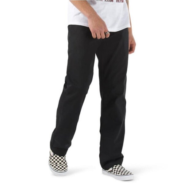 Vans Mens Authentic Chino Relaxed Pants Casual Trousers - Black 30 Waist