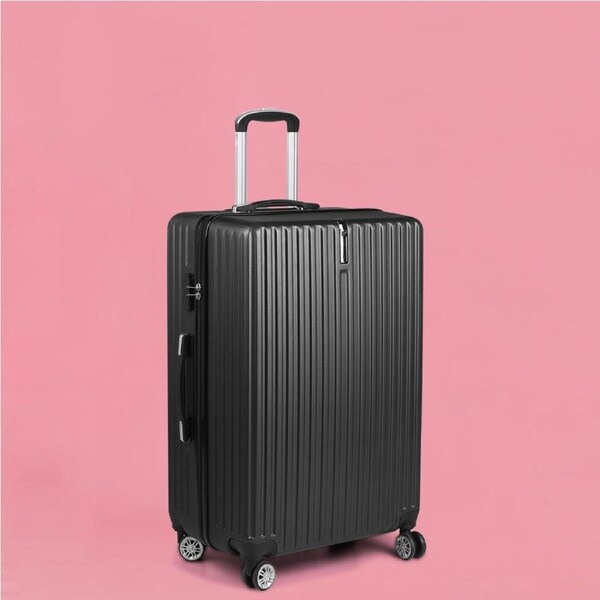 24" Hard-Shell Travel Case with TSA Lock - Black