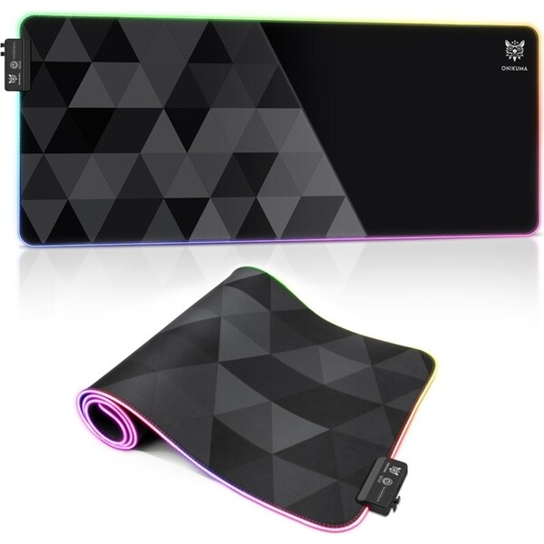 ONIKUMA G6 RGB Backlit Gaming Mouse Pad Large 80x30cm Computer Mouse keyboard Desk Mat Gamers Mousepad