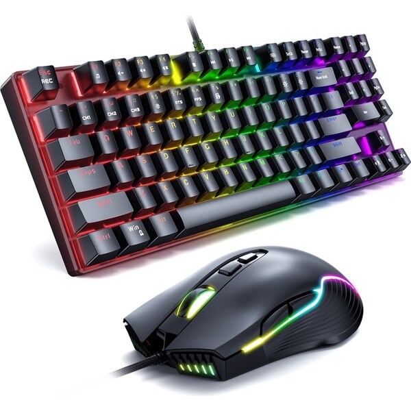 Onikuma G26 + CW905 RGB Mechanical Keyboard and Optical Mouse Bundle