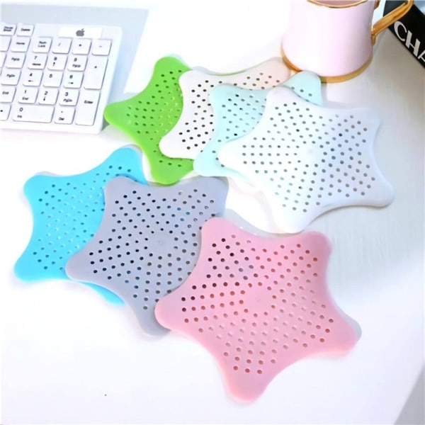 12PCS Drain Strainer Hair Catcher Shower Bath Basin Stopper Cover Sink Filter