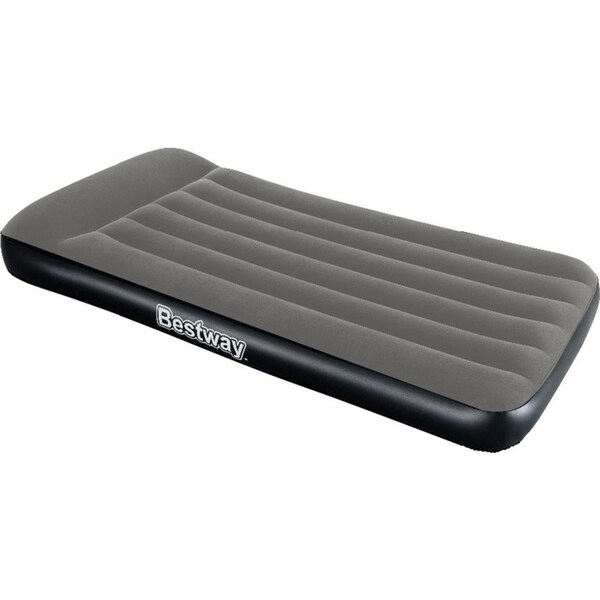 Bestway Tritech 2.03x1.52m Inflatable Airbed Queen Mattress w/ Built-In Pump BLK