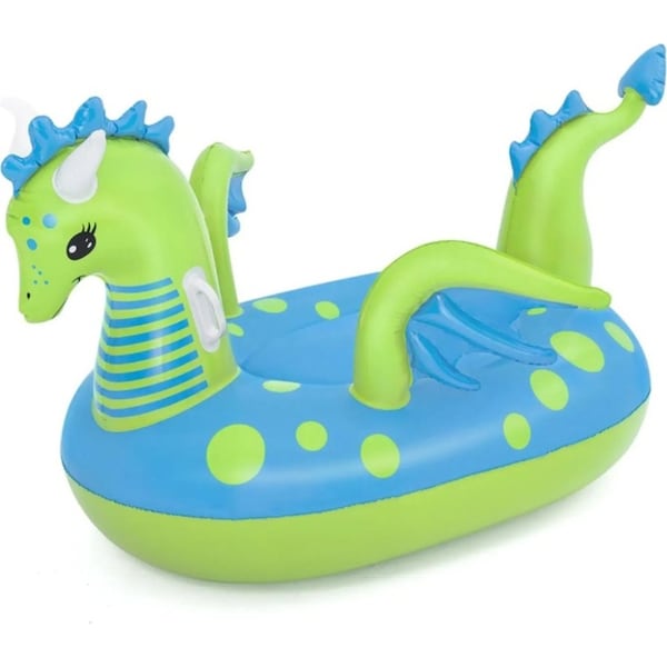 Bestway 142cm Inflatable Dragon Ride On Pool/Beach Float Toy Kids/Children 3y+