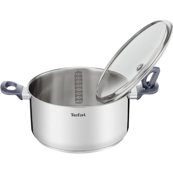 Tefal Daily Cook 5L Induction 24cm Stewpot + Lid Stainless Steel