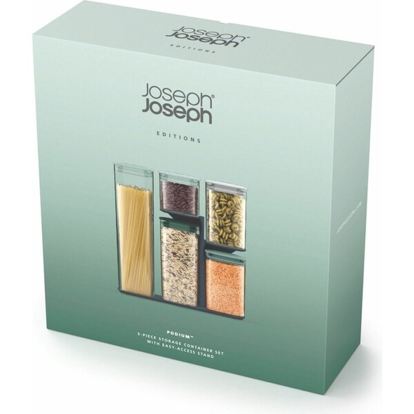 Joseph Joseph Editions Podium Sage 5 Piece Storage Container Set