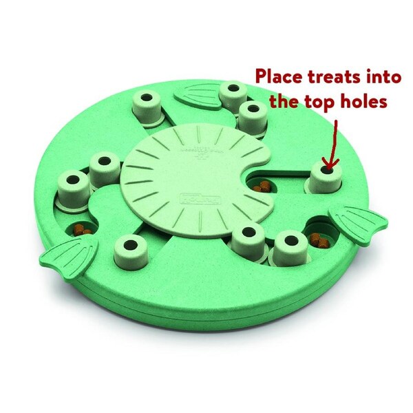 Dog Worker Composite Green Puzzle Game for Dogs & Puppies 34.5cm by Nina Ottosson (Outward Hound)