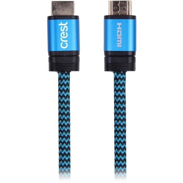 Crest Ultra High Speed HDMI Ethernet Cable 3m - Black