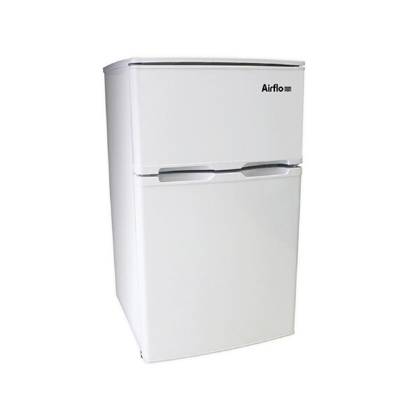 Airflo 90L Mini Double Door Fridge - White