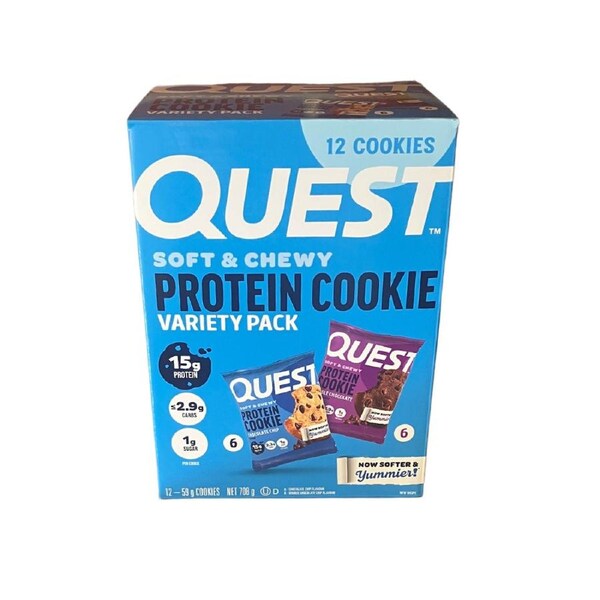 Quest Nutrition Protein Cookies Variety Pack Chocolate Chip 12 x 59g