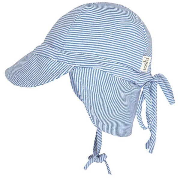 Toshi Flap Cap Baby Sky - Extra Small
