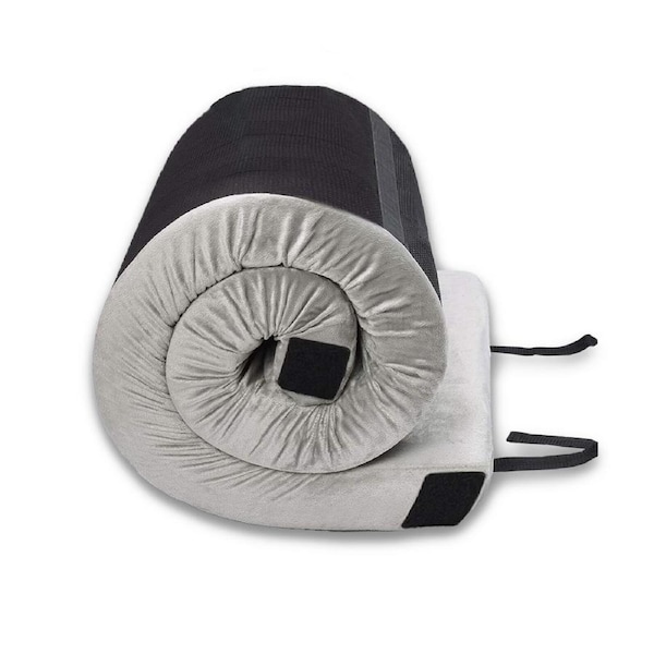 Comfeezzz CertiPUR Memory Foam Camping Mattress Portable Roll Up Mat Cushion with Travel Bag