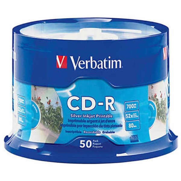Verbatim CD-R 700Mb 50 Pack Printable